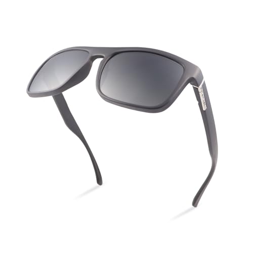 MIRYEA Gafas de Sol Polarizadas Bifocales de Lectura para Hombres y Mujeres, Luz Azul, Bloqueo UV, Lente Negro, Sun Lectores, Gafas de Conducción, Ligeras, Tintadas +2,50
