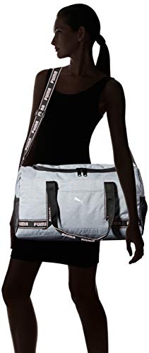 PUMA Women's Commute Duffel, Heather Gray, One Size