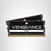 CORSAIR Vengeance SODIMM DDR5 RAM 64GB (2x32GB) Bis zu 5600MHz CL48-48-48-90 1.10V Intel XMP 3.0 Laptop-Speicher – Schwarz (CMSX64GX5M2A5600C48) – Ansicht 7