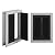 Muhub Pet Door, Large Dog Door for Exterior Doors with Double Automatic Closing Magnetic Flaps, Aluminum Doggy door Cat Door, Install in Interior and Exterior Doors or Walls, Pets Up to 45 lbs