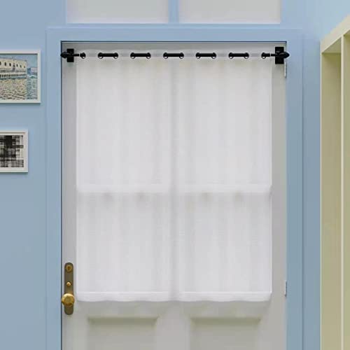 Boom Jog Magnetic Curtain Rods For Metal Doors,No Tools Required,Multi-Use Adjustable Appliance For Windows Iron Steel Places,09-16 Inch,4 Pack,Black thumb #4