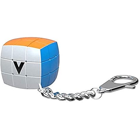 V-Cube 3 x 3 Pillow Keychain | Professional, Fast, and Smooth | Speed Cube | Puzzle | Fidget Toy Cover