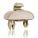 Luminuti Interior Sun Visor Hook Clip, Base Makeup Mirror Fixing Bracket Compatible with Audi 2013-2016 A1 A3 A4 A5 Q3 Q5 (Beige)