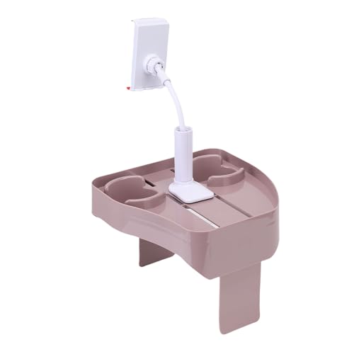 Plateau de table antidérapant Domary noir compact et résistant à l'eau - 5