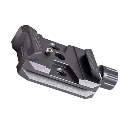 Morsetto a sgancio rapido in alluminio con compatibilità con stili Arcas per stabilizzatori DSLR e treppiedi adattatori a morsetto compatibili con Arcas Swisses