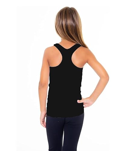 Image of Malibu Sugar Girls Tank Tops Size 7-10 - Racerback Tank Top Dance Cheer Gymnastics Shirts for Sports Undershirts Layering