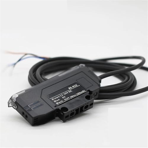 Sensor fotoeléctrico contra falsas lecturas con amplificador de fibra óptica