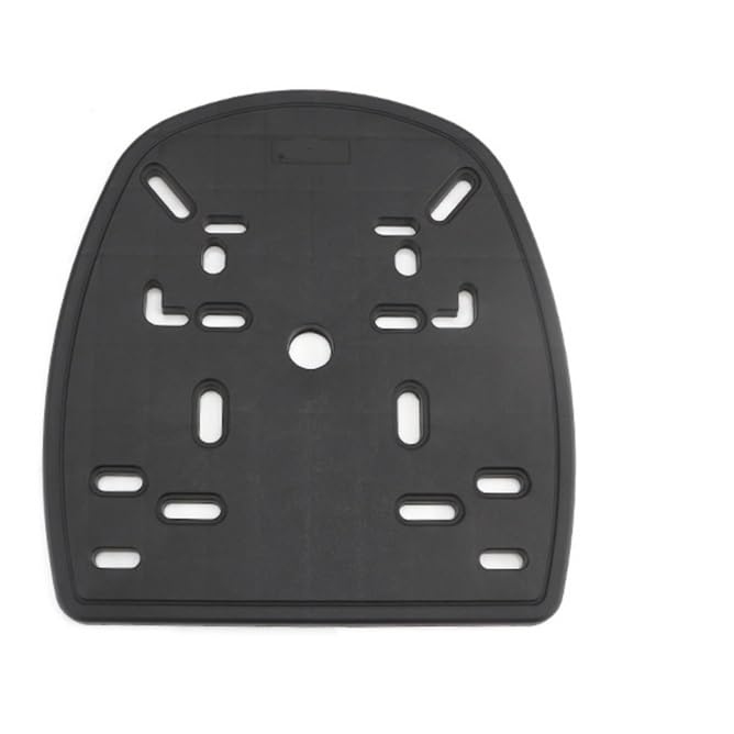 Porte-bagages arrière de moto universel avec plaque de fixation de coffre