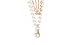 Sarah Women's Layered Pearl Fashion Lanyard (Gold)