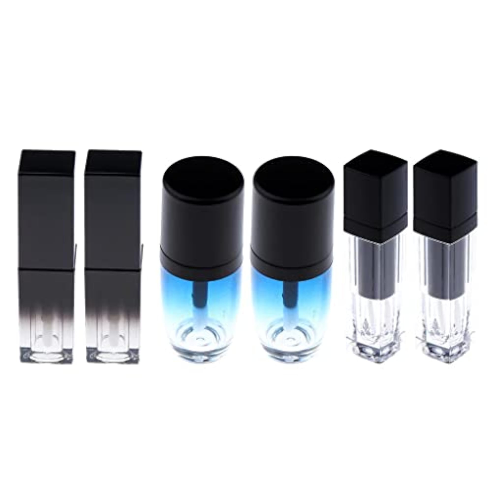 2X 4.5ML Empty Lip Gloss Tube Liquid Lipstick DIY Containers Vials Gradient