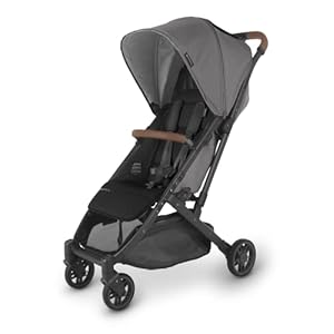 MINU V2 Stroller-Greyson (Charcoal mélange/Carbon/Saddle Leather)