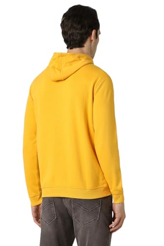 Image of Van Heusen Men's Hooded Neckline Full Sleeve Premium Cotton Blend Sweatshirt for Men | Effortless Styling | Comfort Wear