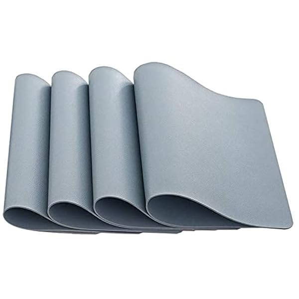 Geweven placemat Placemat lederen tafel matten bestendig eenvoudig te reinigen Wipable Waterdicht Wasbaar Moderne Outdoor Placemats 4 stuks Keuken, hotel, bedrijfskantoor