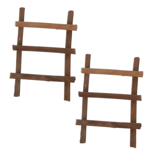Gogogmee 2 Stück Teiliges Rattan Miniatur Leiter Natürliche...