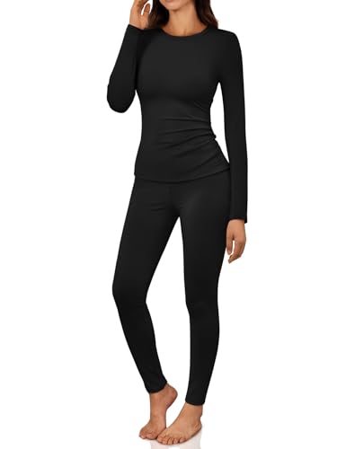 LILLUSORY Womens Long Johns Thermal Underwear...