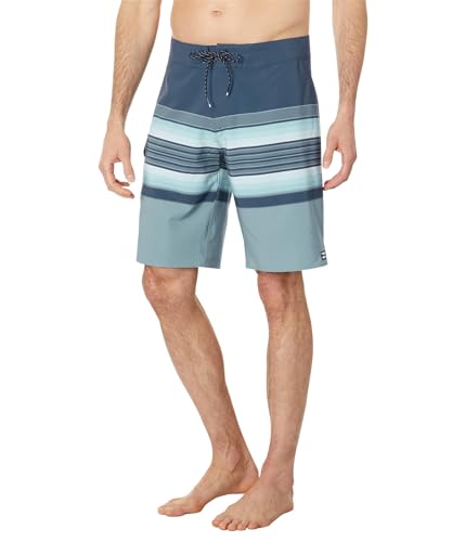 Billabong Men's Standard All Day Pro Boardshort, 4-Way Performance Stretch, 20 Inch Outseam, Blue Haze