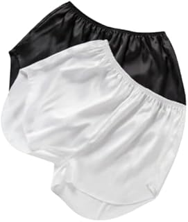 urge Satin Faux French Knickers 2-Pack Women’s Soft High-Waist Lingerie Shorts, Lightweight & Comfortable Satin Underwear Special Occasions-picture-12