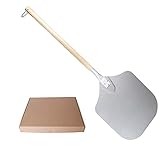 30,5 cm Pizzaschaufel aus Aluminium zum Backen von hausgemachter Pizza und Brot,...