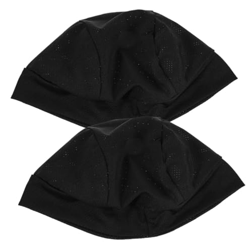 NAMOARLY 2Pcs Breathable Helmet Liner for Motorbike Riding Summer Windproof UV Protection Cycling Hat Comfortable Durable Sport Cap for Men Women for Outdoor Activities