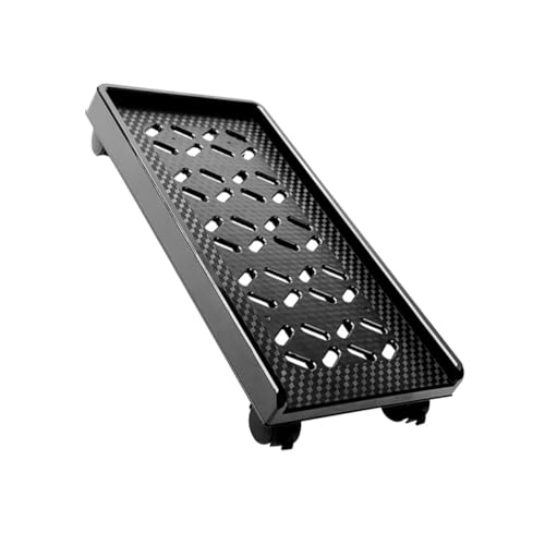 COHEALI スタンド キャスター付き 耐荷重強化 移動簡単なタワー台 ブラック 滑らかな丸角設計 安定構造 家 オフィス用