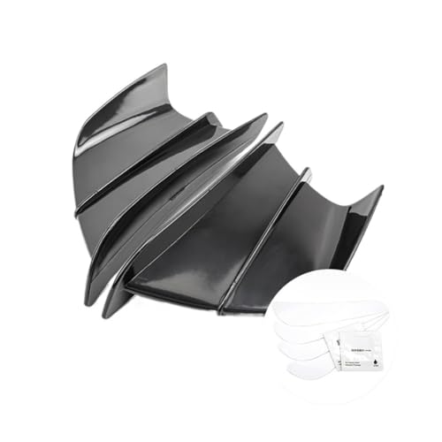 Ailerons aérodynamiques de moto universels pour réduire les turbulences d'air latérales