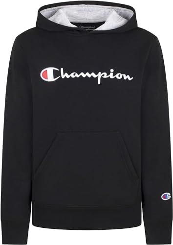 La Mejor Lista de Sudaderas para Niño , listamos los 10 mejores. 48 Champion - Sudadera con Capucha para niños y niñas, de Forro Polar para jóvenes, Negro (Signature Black), Small