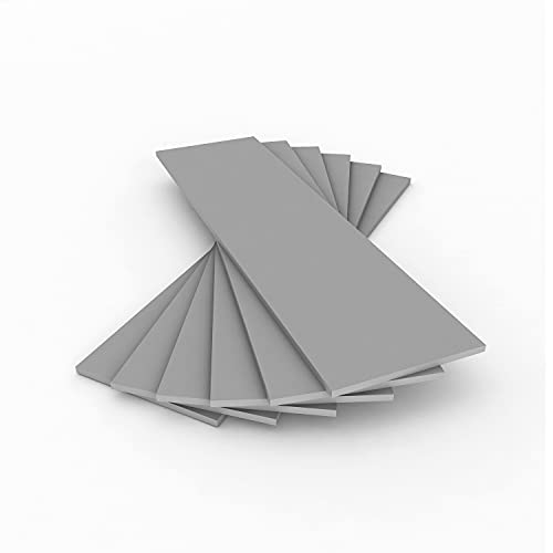 Image of 6 Pack Assorted Thickness 0.5 1.0 1.5 mm Thermal Conductive Silicone Pads with 6.0 W /mk Thermal Conductivity, Soft Safe Simple to Apply for SSD CPU GPU LED IC Chipset Cooling -Gray