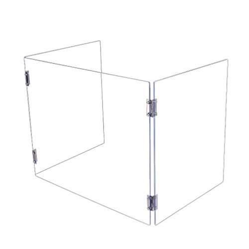Preisvergleich Produktbild JCX Spuckschutz Plexiglas aus Acrylglas, Sichtschutz Schule,trennwand Schreibtisch für Call Center Studenten, Büros, Bibliotheken, Klassenzimmer