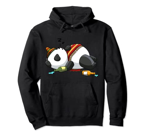 Cinco De Mayo | Panda Bear Hombres Mujeres Regalos Sudadera con Capucha