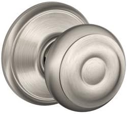 Schlage Georgian Satin Nickel Steel Passage Door Knob 2 Grade Right or Left Handed