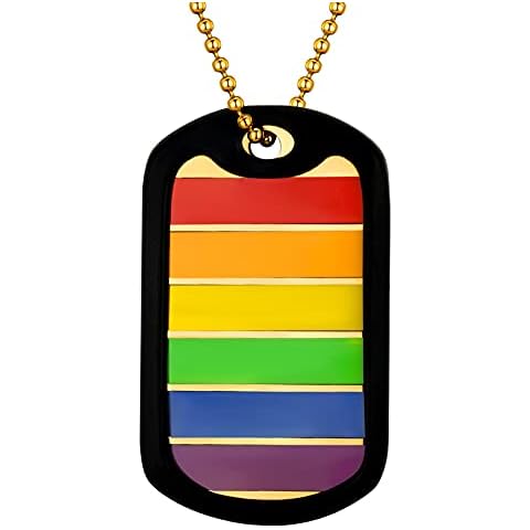 U7 Placas rectangulares de Identidad Acero Inoxidable 316L para Gays Cover