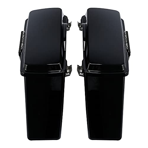 Alforjas duras para moto TCMT negro miniatura 5