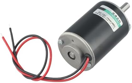 Feegow Bakır Sargılı 12V 24V 30W Kalıcı Mıknatıslı DC Motor Yüksek Hızlı Jeneratör, DIY Projeleri İçin Çift Yönlü CW/CCW Döndürme, Hatmi Makineleri (24V-7000 rpm) - Görsel 5