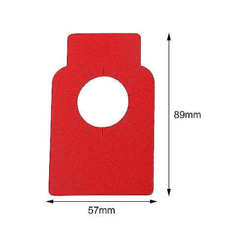 REAL RED Blended Red Wine Bottle Labels Pack of 30 'Spill on Parchment' Paper Design Self-Adhesive Easy Peel