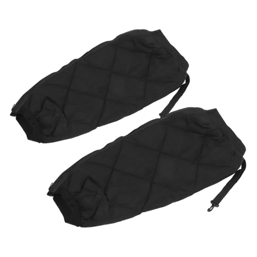 Cabilock Knee Scooter Accessories Racing Knee Pad Warm Knee Pads in Winter Outdoor Knee Pads for Men Black Polyester