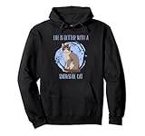 Photo Gallery life is better with a snowshoe cat razza pet proprietario felpa con cappuccio Photo Gallery life is better with a snowshoe cat razza pet proprietario felpa con cappuccio