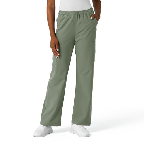 Image of Wink NURTUR Women's Straight Leg Cargo Scrub Pant