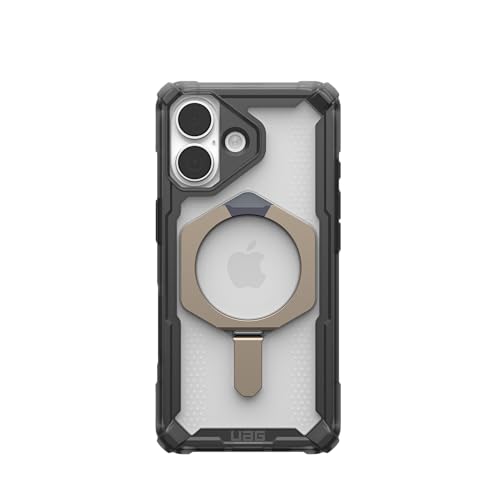 Image of Urban Armor Gear UAG Plasma XTE Magnetic Compatible & Kickstand, Rugged Shockproof Anti-Slip Military Grade Protective Case /Cover Designed for iPhone 17 (2025) - Ash /Titanium
