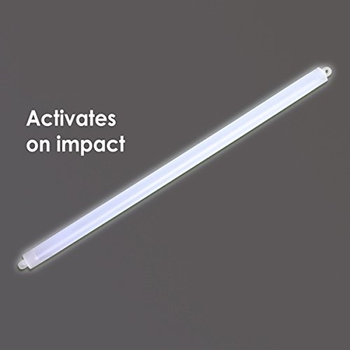 Cyalume 9-87130 Tube of 5 of Cyalume ChemLight Military Grade Chemical Light Impact Sticks, White, 15" Long, 12 Hour Duration - Thumbnail 2