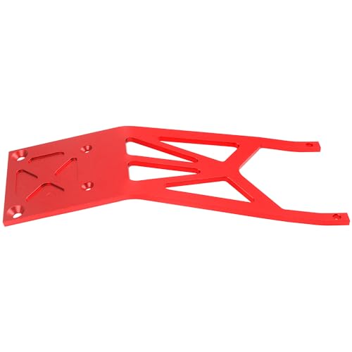 Image of Aluminum Front Skid Plate Skidplate #5837 Compatible with Traxxas Slash 2WD 1 /10 RC Car Upgrade Parts (Red)