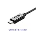 Tera Grand - USB C to RS232 Serial DB9 Adapter Cable with Thumbscrews and FTDI chipset, Supports Windows 11, 10, 8, 7, Vista, XP, 2000, 98, Linux and Mac, 3 Ft