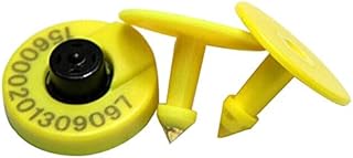 YARONGTECH RFID Ear tag 134.2khz ISO11784 ISO11785 FDX-B for Animal Cattle Sheep Pig Management 10pcs