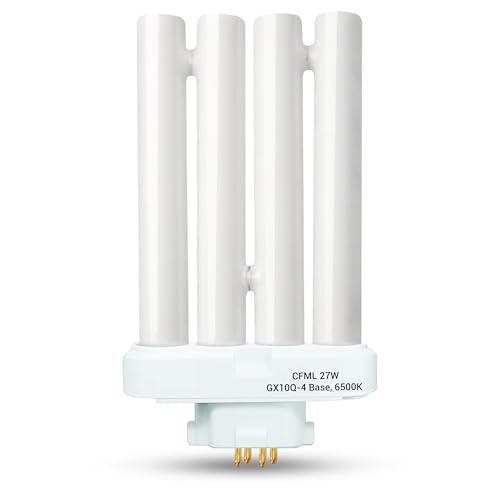 ARSUK Ersatz ydw-27fm 4-Pin 6500K – Tageslicht Leuchtmittel 6400K Energiesparlampe – Ersatz Leuchtstofflampe für Schreibtischlampe, Lupenlampe, Leselampe, Arbeitsleuchte, Leuchtstoffröhre