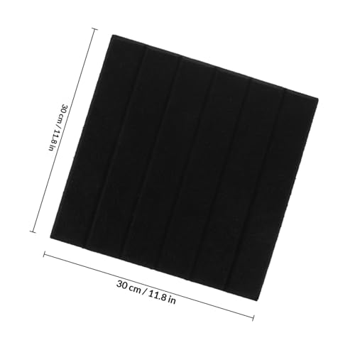 Tableros de reducción de ruido 6 piezas paneles acústicos de fieltro de fibra de poliéster para grabación miniatura 2