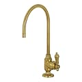 Kingston Brass KS5197BAL Heirloom Single-Handle Water Filtration Faucet, Brushed Brass, 11.13 x 6.94 x 5.81