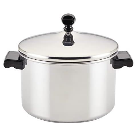 Farberware Classic Stainless Steel 4-Quart Covered Saucepot - - Silver Cover