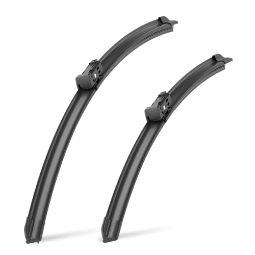 Image of 26 inch19 inch (Top Lock) Windshield Wiper Blades Automotive Replacement for TESLA Model 3 2025 2024 2023-2017 Model Y 2025 2024 2023-2020 OEM Quality Premium 2 Pack