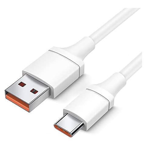 CofunKool 2-Pack 5FT USB C Cable 6A 66W Fast Charging, USB 2.0 A Male to Type-C Charger Cord Cover