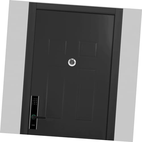 Mirilla para puerta con cubierta de privacidad, ángulo de visión, material de vidrio, instalación fácil para seguridad en el hogar, compatible con puertas de grosor estándar y estilo moderno miniatura 5