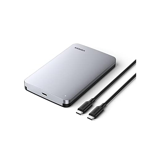 UGREEN USB C Hard Drive Enclosure for 2.5" SATA SSD HDD,Aluminum